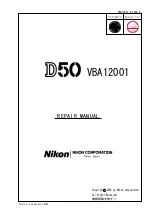 Nikon D50 Repair Manual предпросмотр