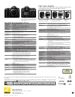 Preview for 2 page of Nikon D50 Specifications