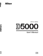 Nikon D5000 User Manual preview