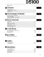 Preview for 3 page of Nikon D5100 User Manual