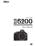 Nikon D5200 User Manual preview