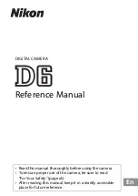 Nikon D6 Reference Manual предпросмотр