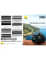 Preview for 1 page of Nikon D60 Brochure & Specs