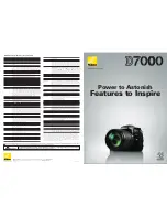 Предварительный просмотр 1 страницы Nikon D7000 Brochure & Specs