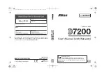 Предварительный просмотр 1 страницы Nikon D720 User Manual