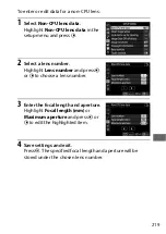 Preview for 243 page of Nikon D850 User Manual