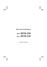 Nikon DTM-330 Instruction Manual preview