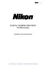 Предварительный просмотр 2 страницы Nikon DXM1200C Hardware Instruction Manual