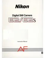 Nikon E2 Instruction Manual preview