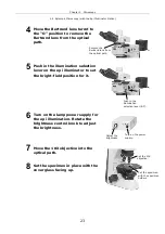 Предварительный просмотр 25 страницы Nikon Eclipse 50i POL Instruction Manual