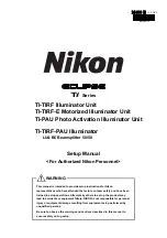 Nikon Eclipse Ti Series Setup Manual предпросмотр