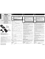 Предварительный просмотр 1 страницы Nikon EN-4 Instruction Manual