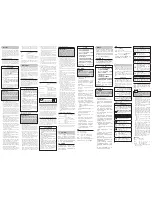 Предварительный просмотр 2 страницы Nikon EN-EL5 Instruction Manual