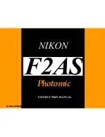 Preview for 1 page of Nikon F2AS PHOTOMIC Instruction Manual