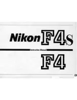 Nikon F4 Instruction Manual preview