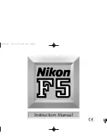 Nikon F5 - F 5 SLR Camera Instruction Manual preview