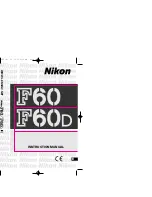 Предварительный просмотр 1 страницы Nikon F60 Instruction Manual