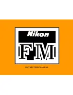 Nikon FM Instruction Manual preview