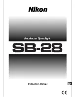 Nikon FSA02911 - SB 28 - Hot-shoe clip-on Flash Instruction Manual preview