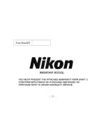 Preview for 36 page of Nikon Fun>Touch6 Instruction Manual