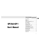 Preview for 3 page of Nikon GP-1 User Manual