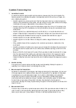 Preview for 8 page of Nikon HVBTR-1200 Instructions For Use Manual