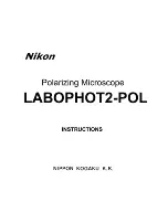 Nikon LABOPHOT2-POL Instructions Manual preview