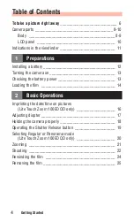 Preview for 4 page of Nikon Lite Touch Zoom 100ED Instruction Manual