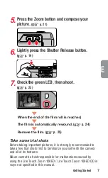 Preview for 7 page of Nikon Lite Touch Zoom 100ED Instruction Manual