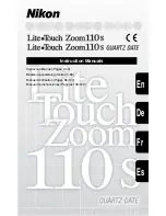 Nikon LITE TOUCH ZOOM 110S Instruction Manual preview