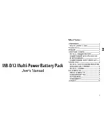 Предварительный просмотр 2 страницы Nikon MB-012 User Manual