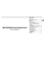 Предварительный просмотр 17 страницы Nikon MB-D10 User Manual