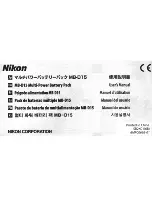 Nikon MB-D15 User Manual preview