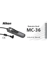 Preview for 1 page of Nikon MC-36 Instruction Manual