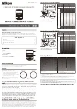 Nikon MEP-30 FS-MRAD Instruction Manual preview