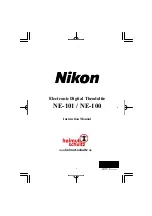 Preview for 1 page of Nikon NE-100 Instruction Manual