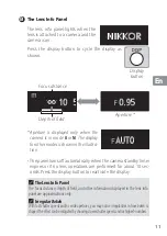 Предварительный просмотр 11 страницы Nikon NIKKOR Z 58mm f/0.95 S Noct User Manual With Warranty