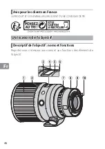 Предварительный просмотр 46 страницы Nikon NIKKOR Z 58mm f/0.95 S Noct User Manual With Warranty