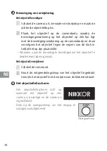 Предварительный просмотр 70 страницы Nikon NIKKOR Z 58mm f/0.95 S Noct User Manual With Warranty