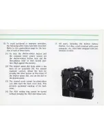 Предварительный просмотр 9 страницы Nikon Nikomat Elw Instruction Manual