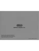 Предварительный просмотр 62 страницы Nikon Nikomat Elw Instruction Manual