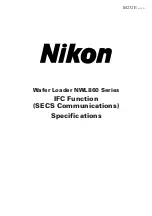 Nikon NWL860 Series Manual preview