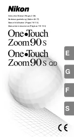 Nikon One Touch Zoom 90S QD Instruction Manual preview