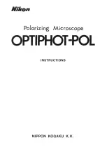 Nikon OPTIPHOT-POL Instructions Manual preview