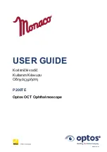 Предварительный просмотр 1 страницы Nikon Optos Monaco P200TE User Manual