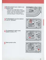 Предварительный просмотр 25 страницы Nikon SB-104 os Manual