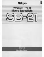 Nikon SB-21 Instruction Manual предпросмотр