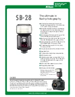 Preview for 1 page of Nikon SB-28 Specifications