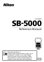 Предварительный просмотр 1 страницы Nikon SB-5000 Reference Manual