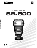 Nikon SB-800 Instruction Manual preview